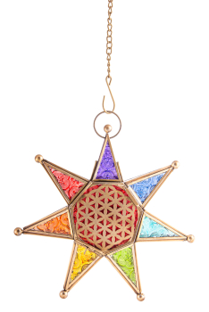 Orientalisches Licht Chakra Stern mit Kette