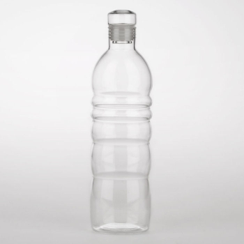Vitalwasser Trinkflasche Lagoena (500 ml) - (weisse Blume des Lebens)