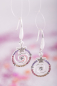 Preview: Boucles d'oreilles étoile spirale avec cristaux colorés