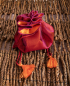 Preview: Rose Beutel fuchsia/orange