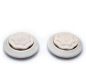 Preview: Diffuseur en pierre d'arôme lotus avec base blanche, 2 pièces