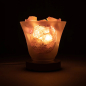 Preview: Edelsteinlampe Blume des Lebens mit Kabel und LED