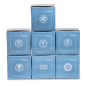 Preview: Set de 7 bougies votives archange parfumées FairTrade