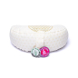 Preview: Coussin de méditation Fleur de vie demi-lune Coton bio (OCS)