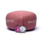 Preview: Coussin de méditation rose ancien Lotus coton BIO (OCS)