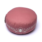 Preview: Coussin de méditation rose ancien Lotus coton BIO (OCS)