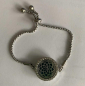 Preview: Bracelet Mandala, bijoux diffuseur avec chaîne ajustable, pierres scintillantes, pour l'aromathérapie