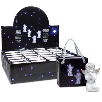 24x Engel "Praying for Peace" in Geschenktäschchen