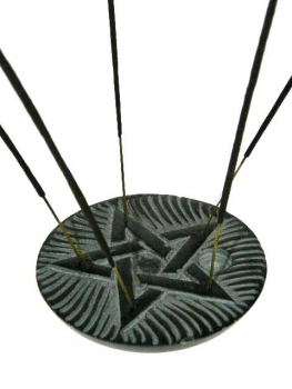 Räucherstäbchenhalter Pentagramm Speckstein