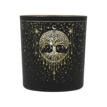 Preview: Kerzenständer gefrosted/metallic Mystical Tree of Life