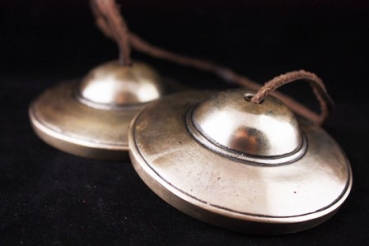 Cymbales lisse - couleur bronze 7,5 à 8 cm