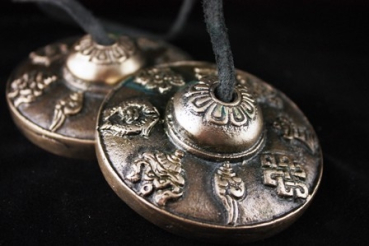 Cymbales 8 symboles auspicieux - bronze