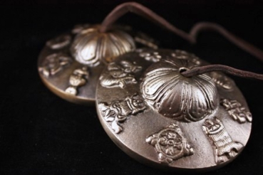 Cymbales 8 symboles auspicieux - bronze