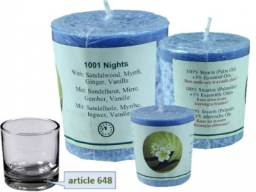 Chill-out bougie parfumée 1001 Nuits stéarine