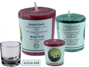 Chill-out 'Terre-Mère' bougie parfumée Terre Mère stéarique