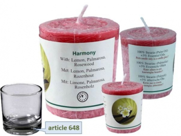 Chill-out 'Harmony' bougie parfumée stéarine