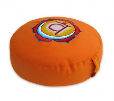 Coussin de méditation chakra 2, Swadhishthana - orange