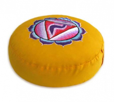 Chakra coussin de méditation 3, Manipura - Jaune