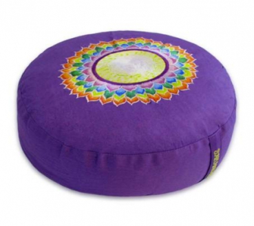 Coussin de méditation Chakra 7, Sahasrara - Violet