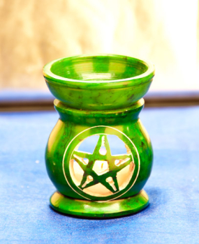 Aromalampe Pentagramm grün