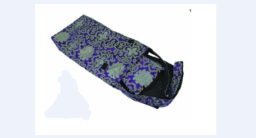 Porter bleu cas pour banc de méditation Lotus