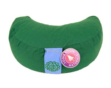 Meditationskissen Halbmond Chakra 4 - grün