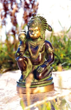 Hanuman, env. 13 cm, env. 900 gs
