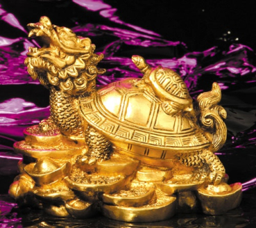 Tortue-dragon 12x9 cm