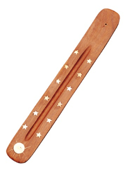 Soleil et les étoiles support en bois