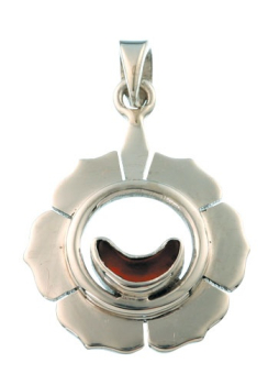 Pendentif Chakra, chakra sacré, m. Cornaline