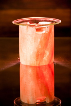 Salzkristall Teelicht Aromalampe
