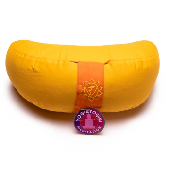 Meditationskissen Halbmond Chakra 3