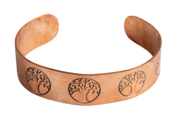 Bracelet en cuivre avec Yggdrasil