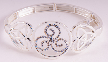 Bracelet Triskel avec bande élastique