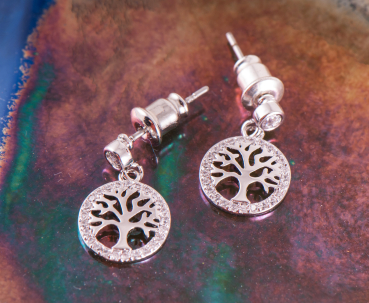 Boucles d'oreilles Yggdrasil