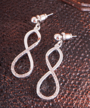 Lemniskate Ohrstecker
