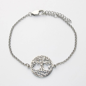 Bracelets arbre de vie filigrane en acier inoxydable Ø 20 mm - Kopie