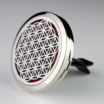 Diffuseurs air parfumé Flower of Life acier inoxydable Ø 38 mm