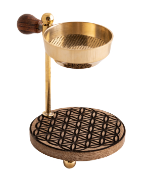 Cuve à tamis « Fleur de vie », réglable en hauteur