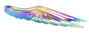 Pince à encens ailes d'ange colorées