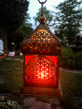 Fleur de Vie Oriental Lumineuse - Laiton Antique