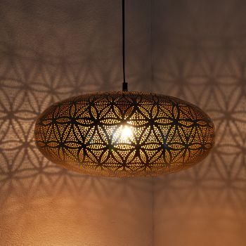 Blume des Lebens Lampe Ellipsoid Deckenleuchte