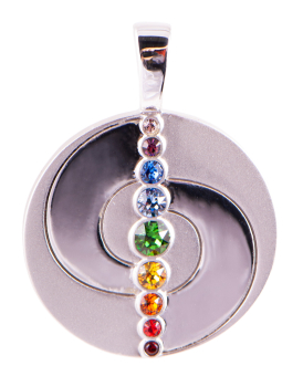 Chakra Balance Anhänger mit Swarovski Elements