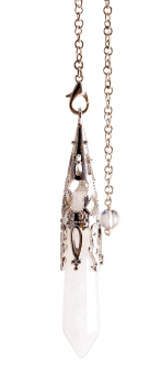 Pendule des fées, cristal de roche