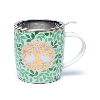Tasse à thé avec passoire Arbre de vie