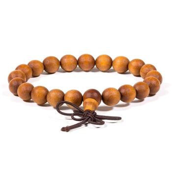 Mala/bracelet santal élastique