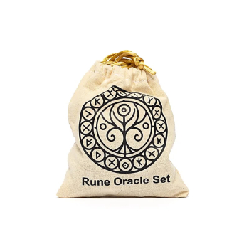 Preview: Runen-Orakelset 7 Chakren im Baumwollbeutel