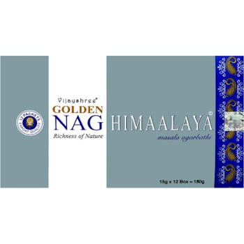 Bâtonnets d'encens Golden Nag Himaalaya (15 g)