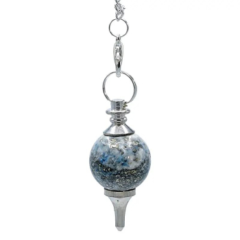 Pendule Lapis Lazuli Poli & Métal