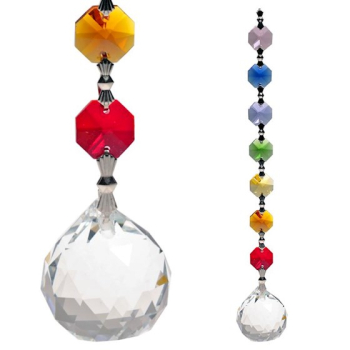 Crystal - Amrita feng shui chakra collier en cristal